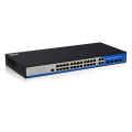 Power 400w SNMP 24 port POE with 4 port gigabit network switch 250 meter